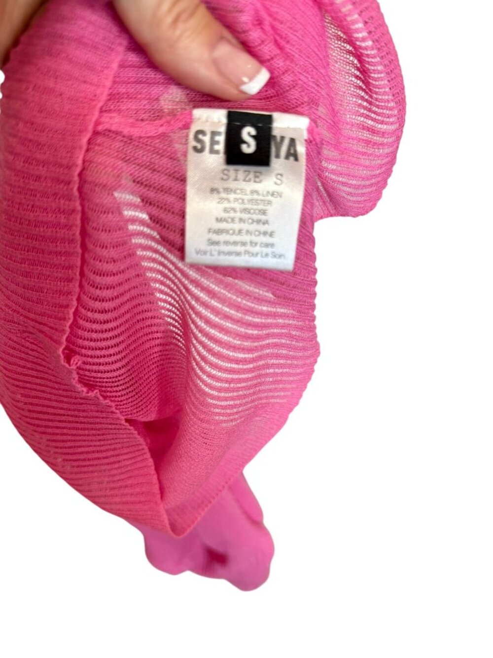 SER.O.YA Piper Sweater Malibu Pink NWT - Size S - Picture 7 of 11